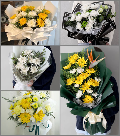 江苏南京栖霞区龙潭街道龙潭村社区白事花束代送